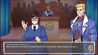 Academy 34 Overwatch (Young & Naughty) - Part 1 HentaiSexScenesによるセクシーなベイビーとの出会い