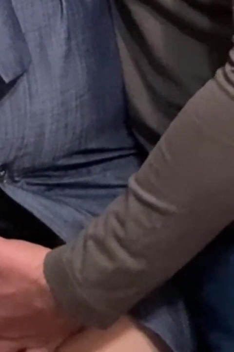 Perv Stepbrother Rubbing My Pussy in Subway
