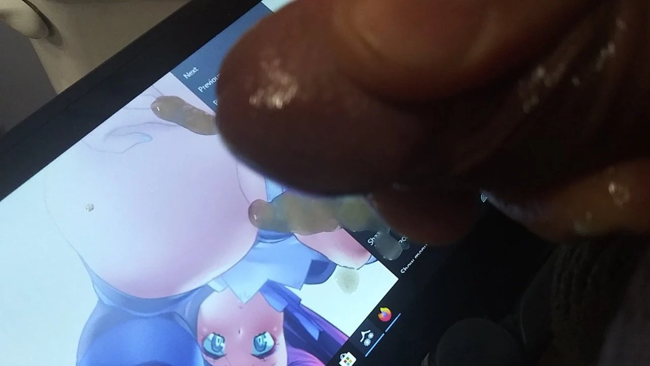 Quick little stocking hentai cum tribute.