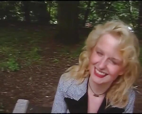 Watch This German Blondie Have Special Time on Her First Casting