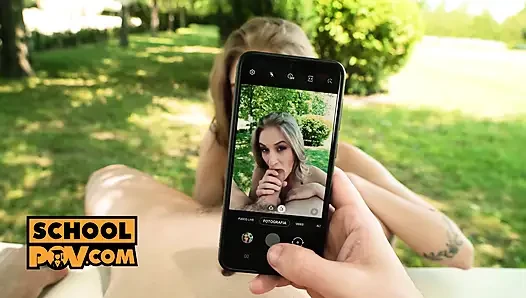 POV - sperma schluckender teenager tiffany tatum bläst dich