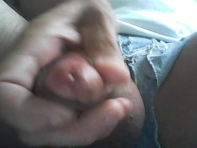 Squeezing out a cum load!