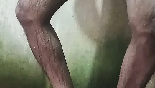 Bathing with soap