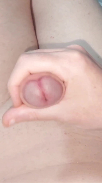 18 year old straight guy masturbates and moans loudly while ejaculating | Clip 1