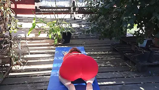 Amatör açık havada azdırma ve mercek üzerinde ateşli damlama bakış açısı