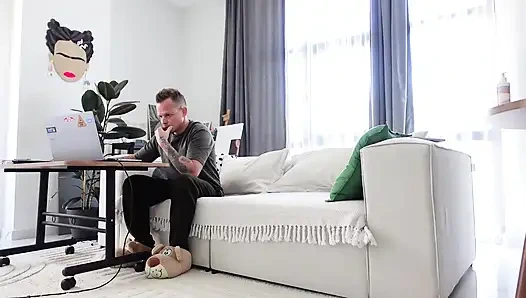 Her Stepfather Helped Her Solve the Problem with a Spasm in Her Butt!