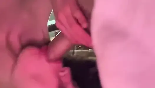 Drooling Blowjob From a Neighbor's Tattooed Bitch While Her Husband Is at Work