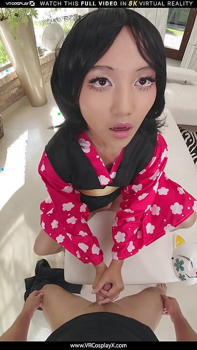VRCosplayX Demon Slayer Mai Thai As Yaiba Makomo Became Hot And Lustful As Much As She Is Dangerous Part 2