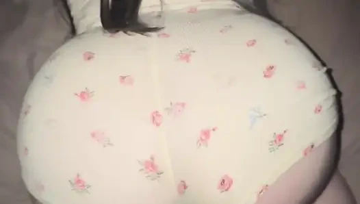 My best friend begged me to cum in her pink tight pussy