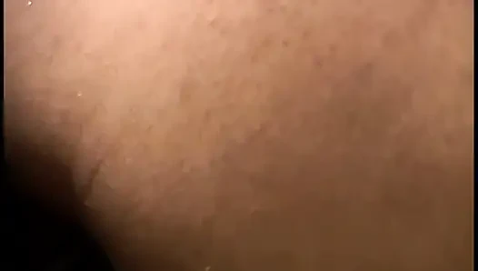 Fat black babe sucks on a thick black cock and gets fucked