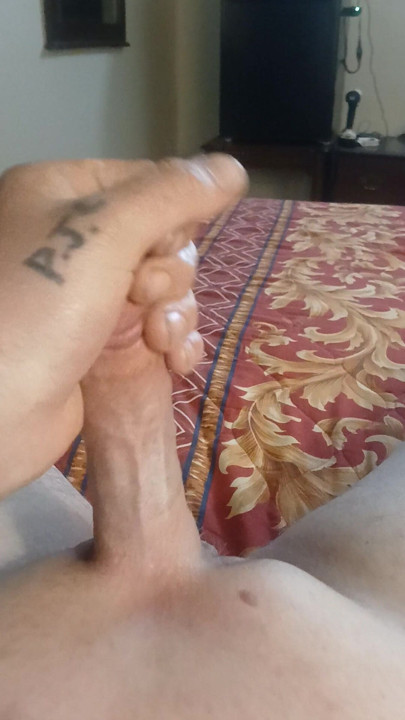 Stroking in bed