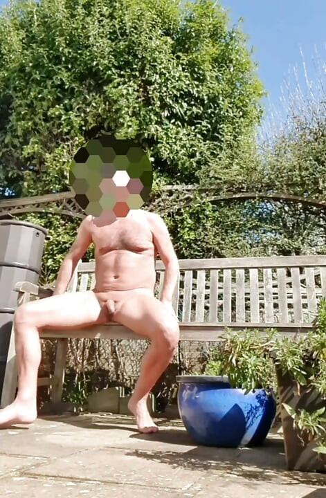 Enjoying the Sun in a Garden