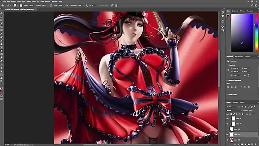Kurumi timelapse sfw date a live