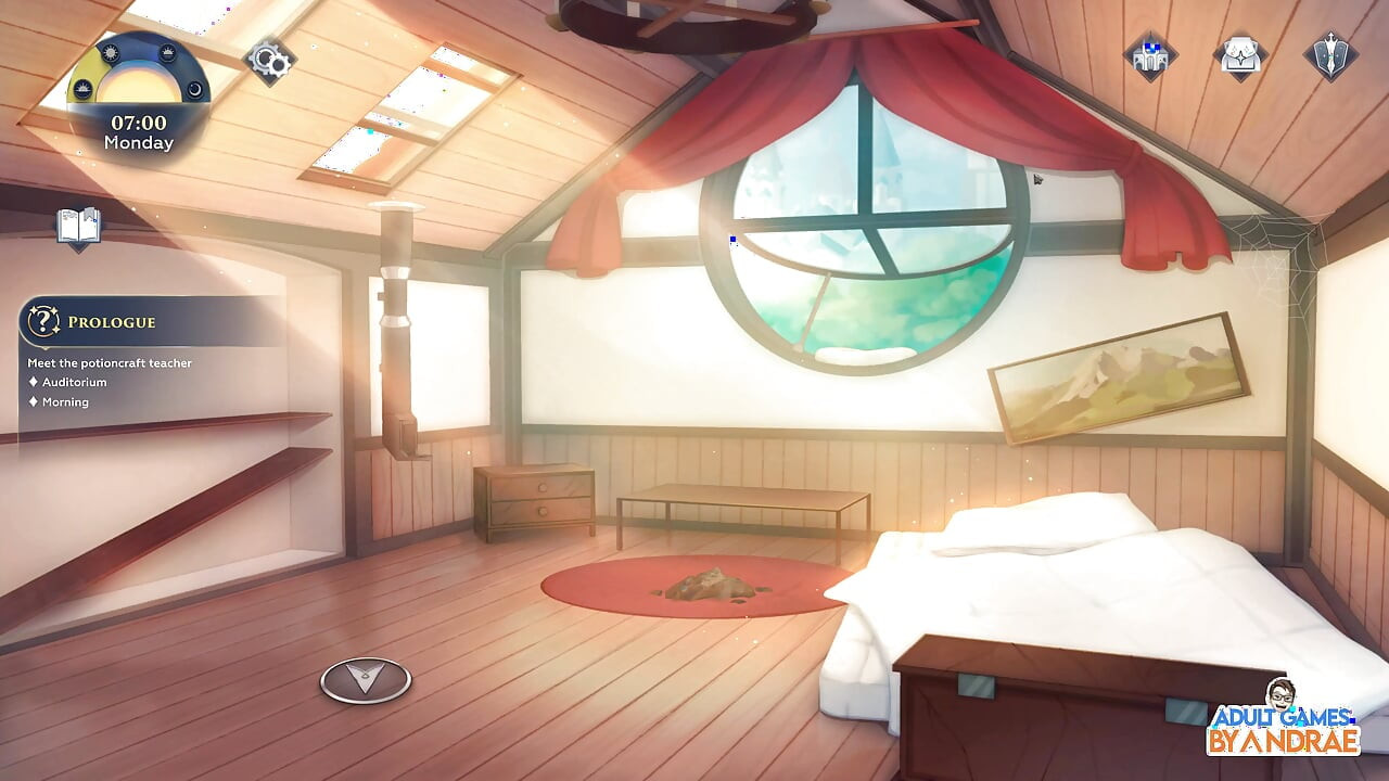 Wanderer: Broken Bed Gameplay Part 2 - Nighttime Blowjob by Isabella