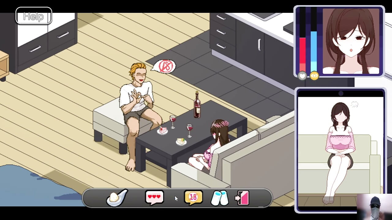 Ntraholic gameplay! Ep-1! A cute couple shifts in my rented apartment!
