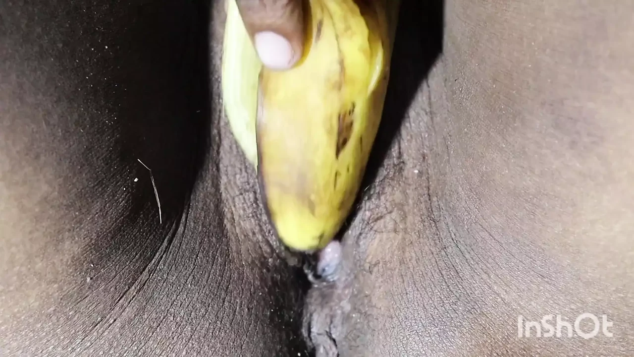 poor banana gets eaten by pussy