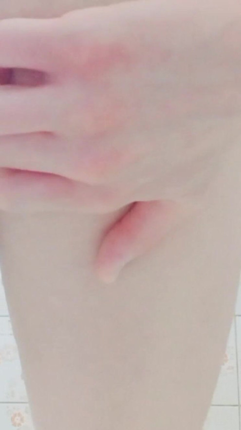 Shower Masturbation with Condom Fun💦 | Clip 1