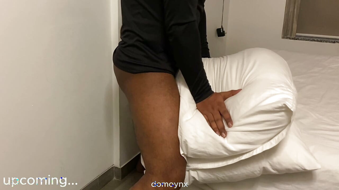 Horny Guy Humps His Pillow Desperately  Loud Moans  Solo Male Dry Humping & Masturbation