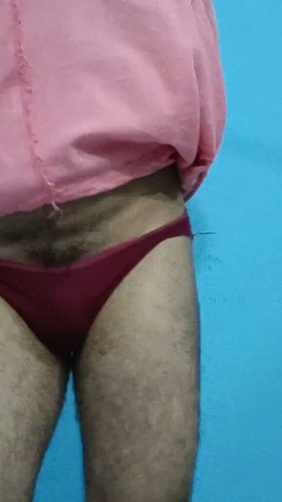 Today I wore all the clothes of my wife, how do you like in my wife's clothes? | Clip 1