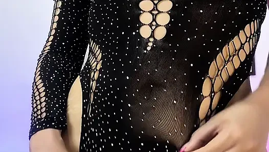 Schmutzige mollige MILF melkt dich ab, indem sie deinen schwanz mit ihrer muschi und ihren schenkeln quetscht