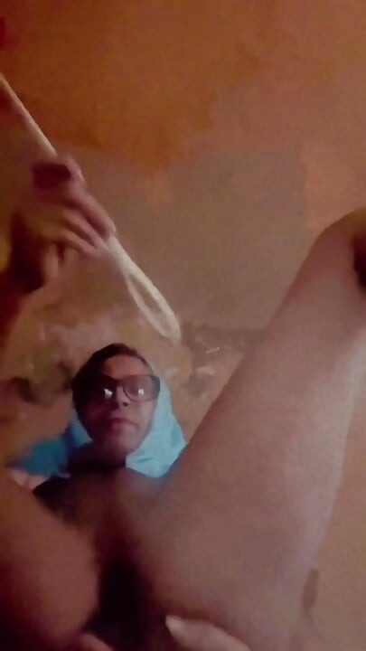 Sissy with Anal Brush  Anal Gap Training  Sissy Maid Job