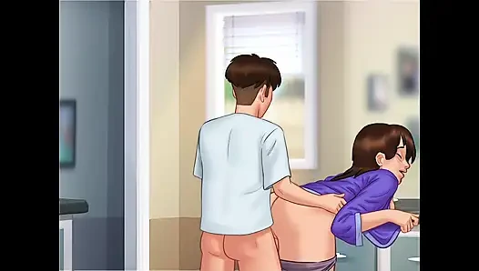 Dia benar-benar jatuh cinta padaku yang ingin kita bercinta setiap hari - Summertime Saga