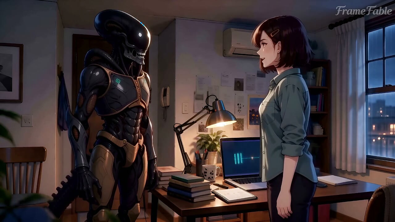 ゼノモーフに処女を奪われた - 2K 60FPS エイリアン初アニメストーリー - パート1