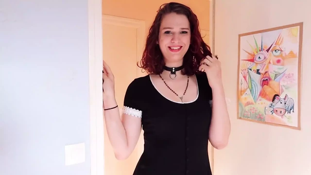Sunday Cock Worship - Adorable Trans Wife Worships Her Husbands Cock