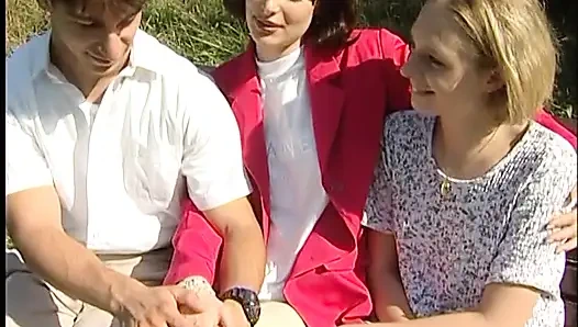 Outdoors with my boyfriend and my best friend