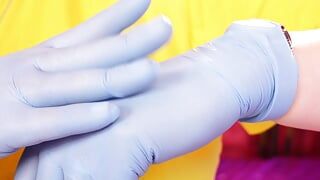 Asmr Video with Medical Nitrile Gloves (arya Grander)
