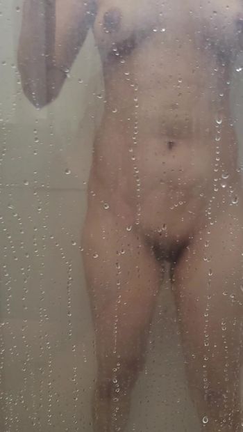 Wife in the bath, ready for the job