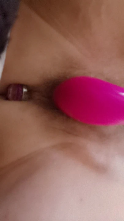 At work with both my holes stuffed. I let a bunch of strangers online control the pink toy & cum all over the office hehe