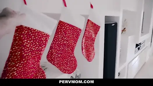 Stiefmutter Cory Chase an weihnachten beim blowjob aufgewachen