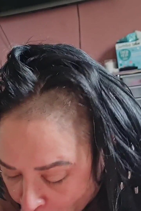 Chupando polla y tomando un facial masivo