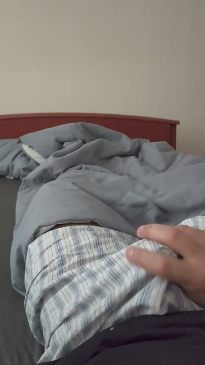 Gay boy alone at home