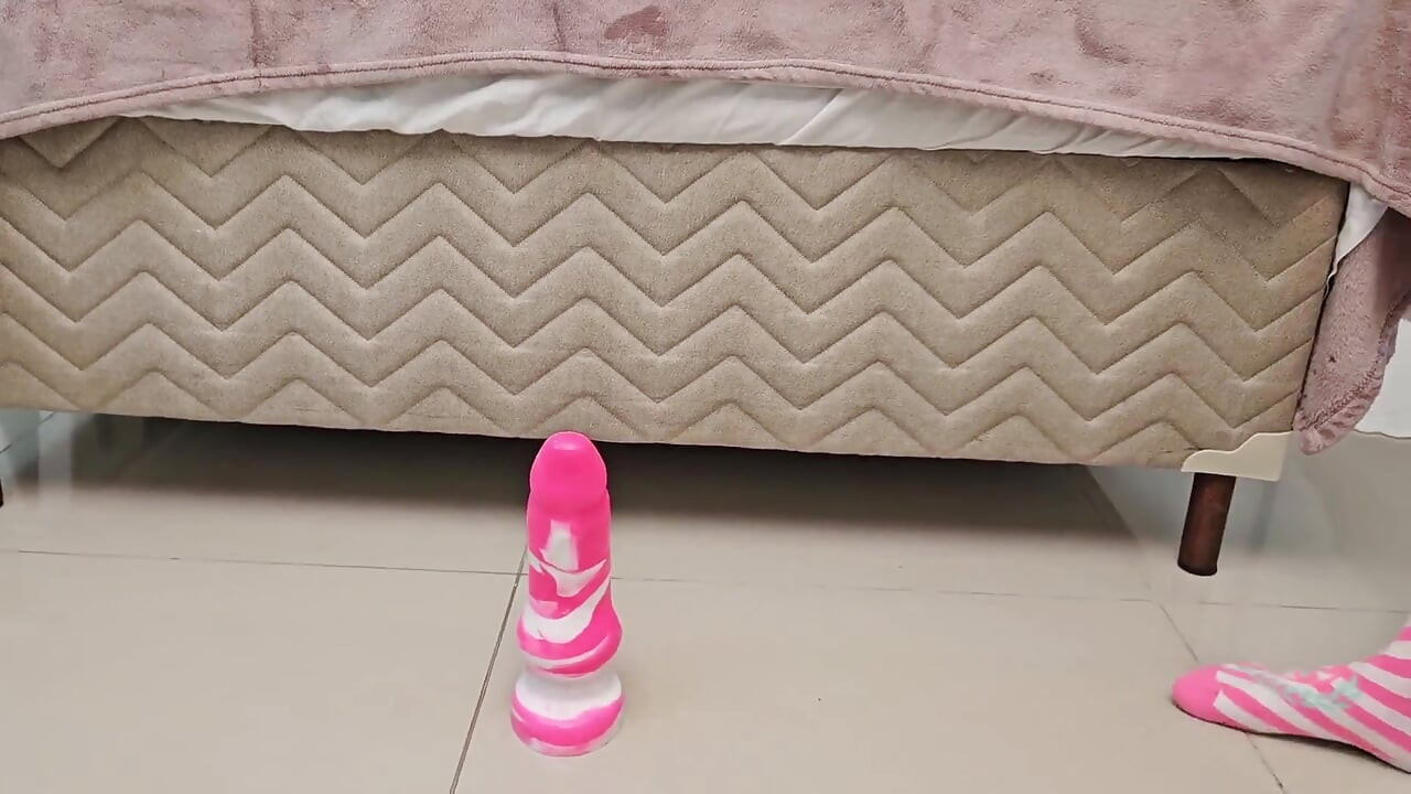 Barbie Sitting on 100% Anal Black Cock