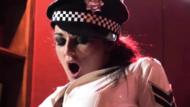 Officer McSlut Having Rough Lesbian Sex With A MILF