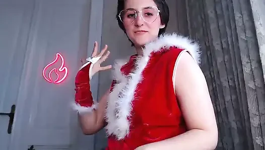 Christmas Bodystocking Cocktease
