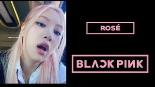 （blackpink）-rose '-精液トリビュート8