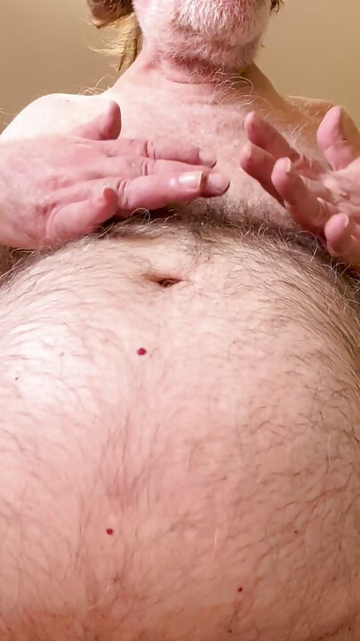 Coach Karl Rubs His Belly for You 6963