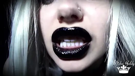Sexy witch will consume you alive and cum from your moves and fight inside of her body