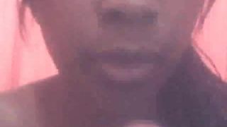 Tight Ebony Estefanial Sucking Fingering Inserting & Cumming