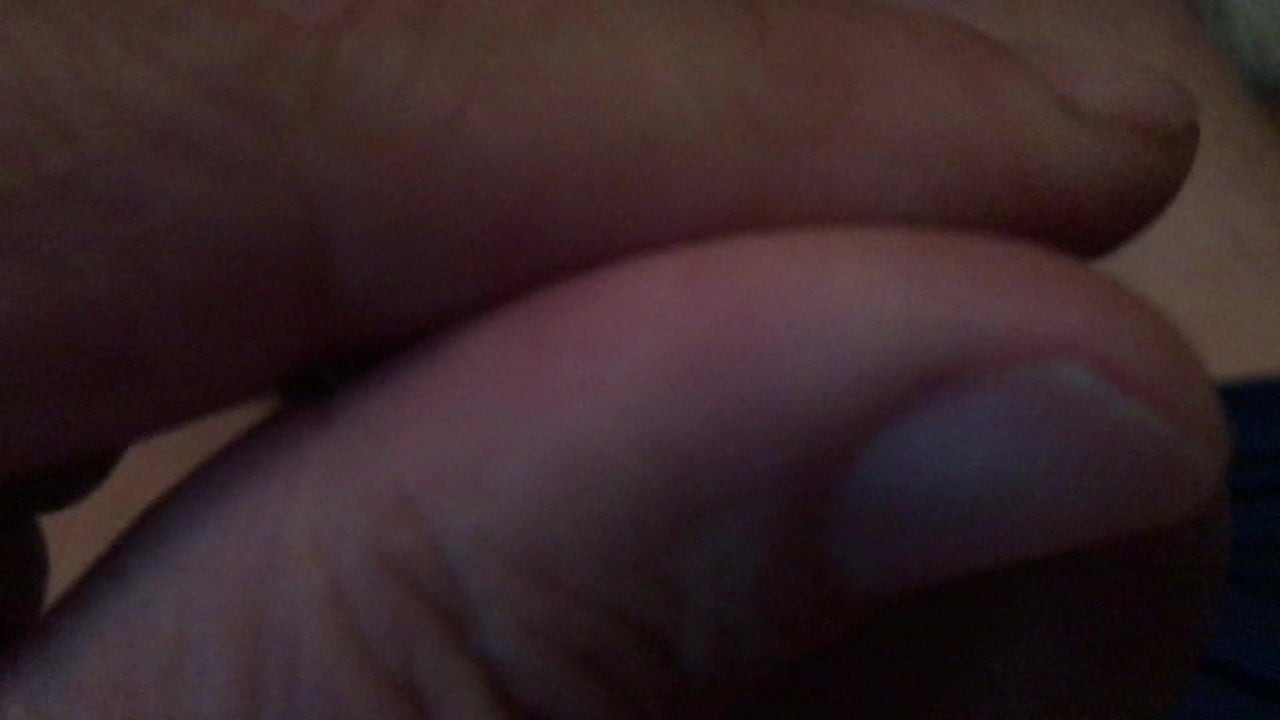 Close up of my cock with pre cum
