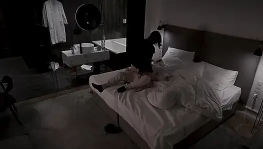 Horny Stepmom Shares Bed, in Hotel with Stepson After Party Dada Deville, Real Amateur MILF