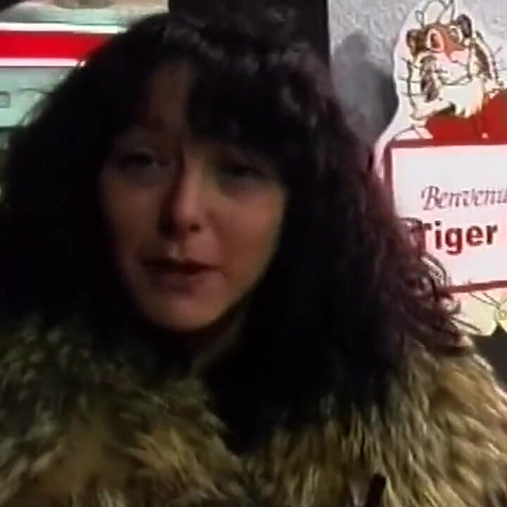 Horny MILF Stuffing Huge Dildo in Highway Adventure