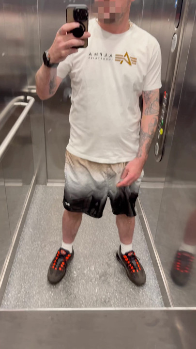 Pissing in the elevator
