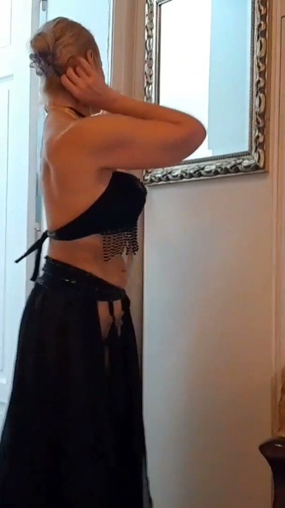 Amateur blonde mature wife enjoys half clothed sex games | Clip 2