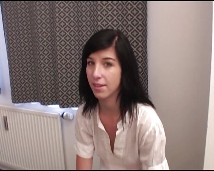 Cute German teen enjoys facial after hardcore fuck