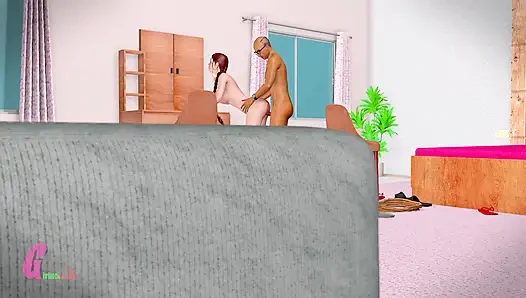 Indische desi bhabi von altem mann gefickt - Hindi Animierter porno - pyasi bhabi 4