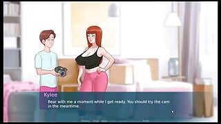 Sexnote - все сексуальные сцены табу хентай игры, порноплей эпизод 10, огромный камшот на лицо ее сводной сестры рыжего
